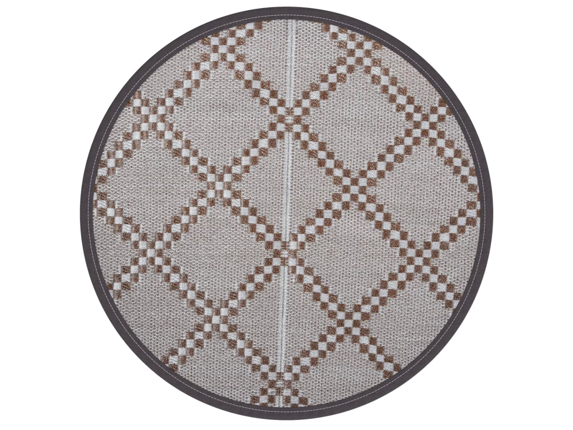 Outdoor Carpet, Outdoor Carpets Vidaxl Marrom Polipropileno (ø 200 Cm)