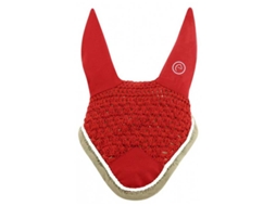 Capa de Orelha Anti-Mosca Polyfun Vermelho Fullequitheme
