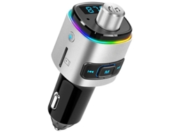 Experimente Cores Visualmente Impressionantes e Áudio Cristalino com Transmissor Fm Bluetooth YIZHOOD Preto