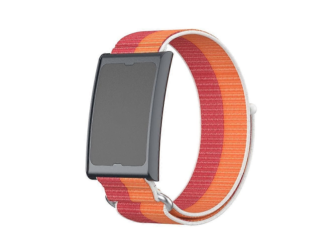 Pulseira De Relógio Com Fecho De Velcro Em Nylon, Duas Seções E Anel De Metal Para Amazfit Helio.