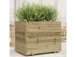 Vidaxl Vaso/floreira De Jardim 90x60x72,5 Cm Madeira Pinho Impregnada