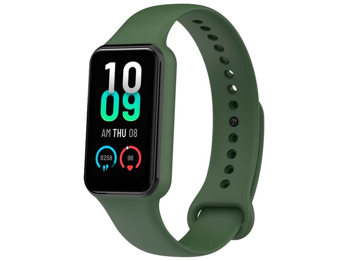 Pulseira de Silicone Amazfit Band 7 Verde Escuro Oem
