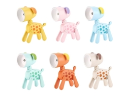 6pcs Lámpara Led Mini Com Suporte Para Telefone Cervo Cute, Presente De Natal Para Crianças E Adultos