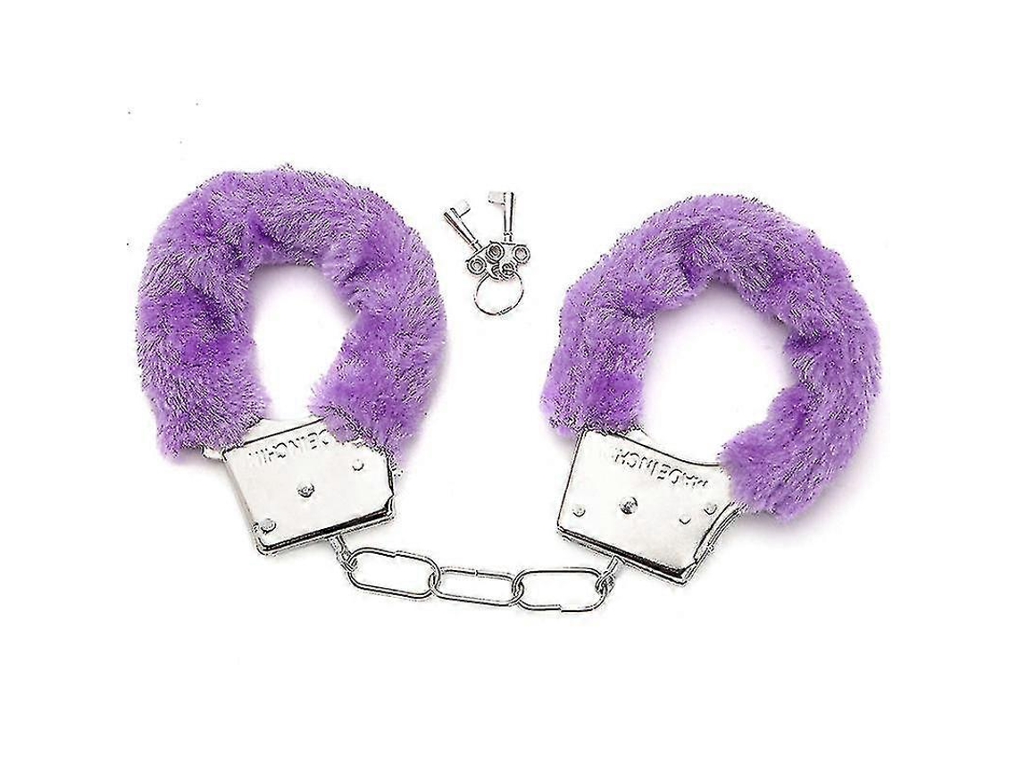 Algemas De Metal Com 2 Chaves Para Cosplay De Policial Slowmoose (fmy)