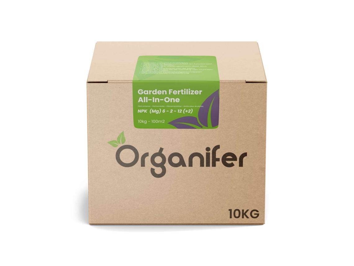 Fertilizante para Jardim All-In-One (10 kg - para 100 m2) - Organifer
