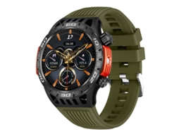 Relógio Esportivo Com Pulseira Redonda De 1,46 Polegadas (preto E Verde), Compatível Com Chamadas Bluetooth E Modo De Hibernação.
