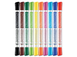 Caneta de Fibra Dupla Mapeada Color Peps Duotip Caixa de Papelão com 10 MAPED