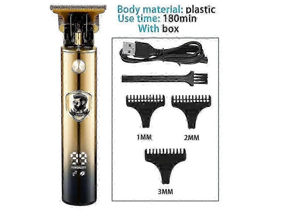 Máquina De Cortar Cabelo Elétrica Profissional Recarregável T9, Modelo 2025/2023, Para Homens, Barbeador E Aparador De Barba. Compatível Com Usb.