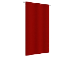 Vidaxl Tela De Varanda 120x240 Cm Tecido Oxford Vermelho