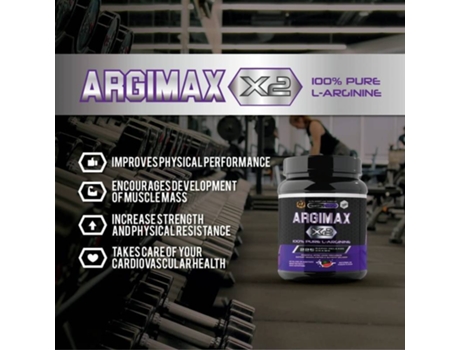 Argimax X2  3 g de L-Arginina 100% Puro por Dose