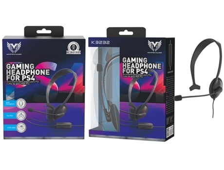 Auscultadores com Fio MOVETECK GAMER K3232 (On Ear - Microfone - Preto)