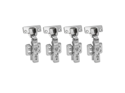 Dobradiças De Aço Inox Para Armário Com Fecho Suave E Sobreposição Total, Marca Laxiscreed
