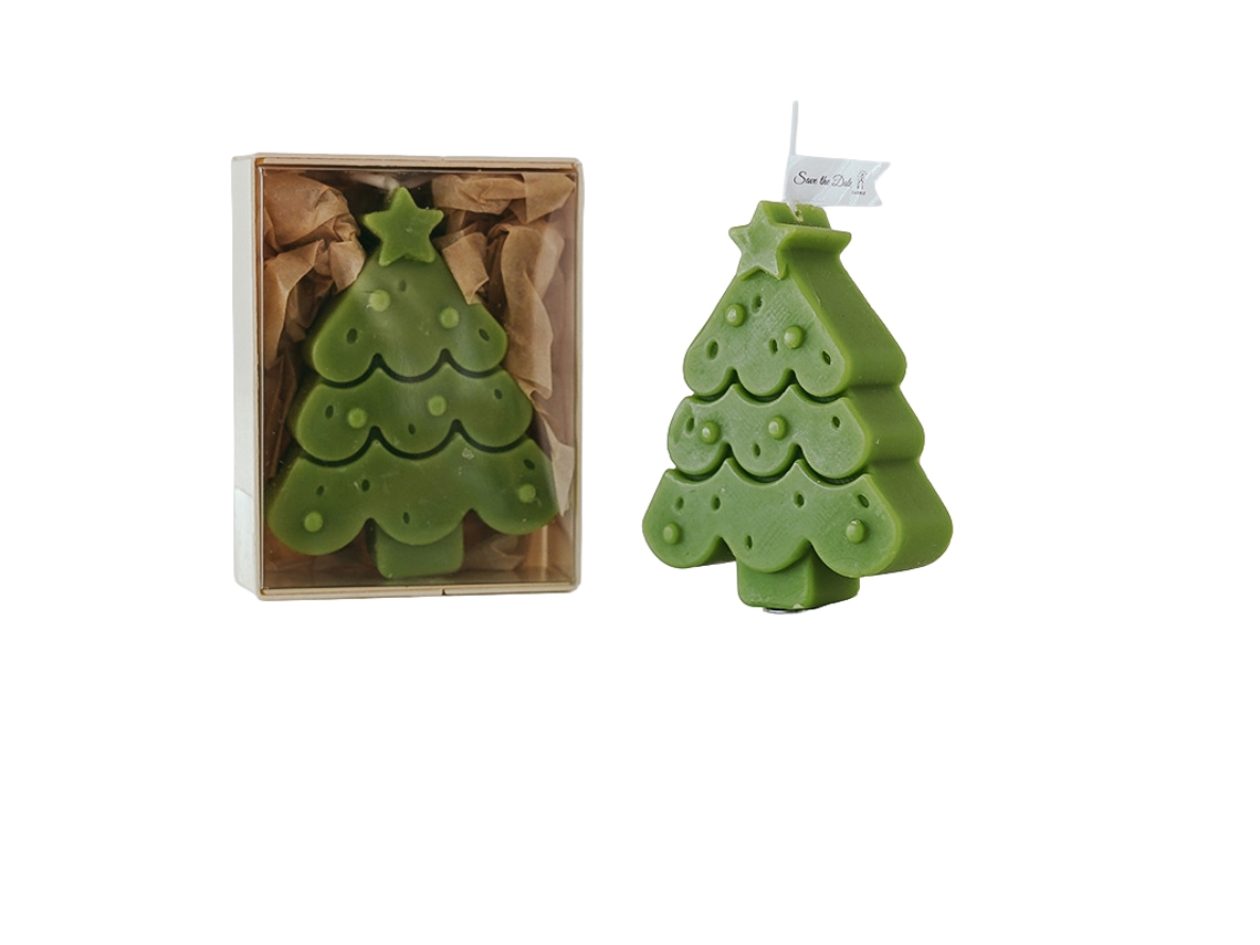 Laxiscreed**vela Aromática De Natal E Halloween Em Caixa Para Decoração E Presente De Inverno