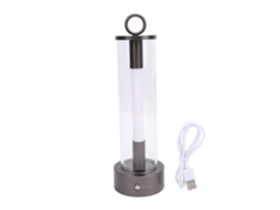Lâmpada de Mesa Led Moderna de Metal Sem Fio Recarregável