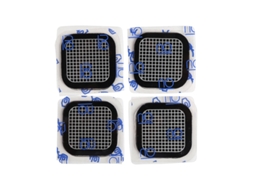 (conjunto De 4) Adesivos De Gel De Reposição Para Eletrodos De Aparelho De Modelagem Abdominal,