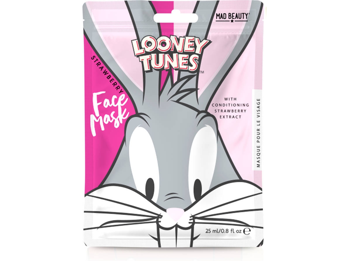 Máscara de Rosto MAD BEAUTY Looney Tunes Bugs Bunny (25 ml) Worten.pt