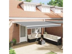 Vidaxl Estrutura De Toldo Branco 450 × 300 Cm Alumínio