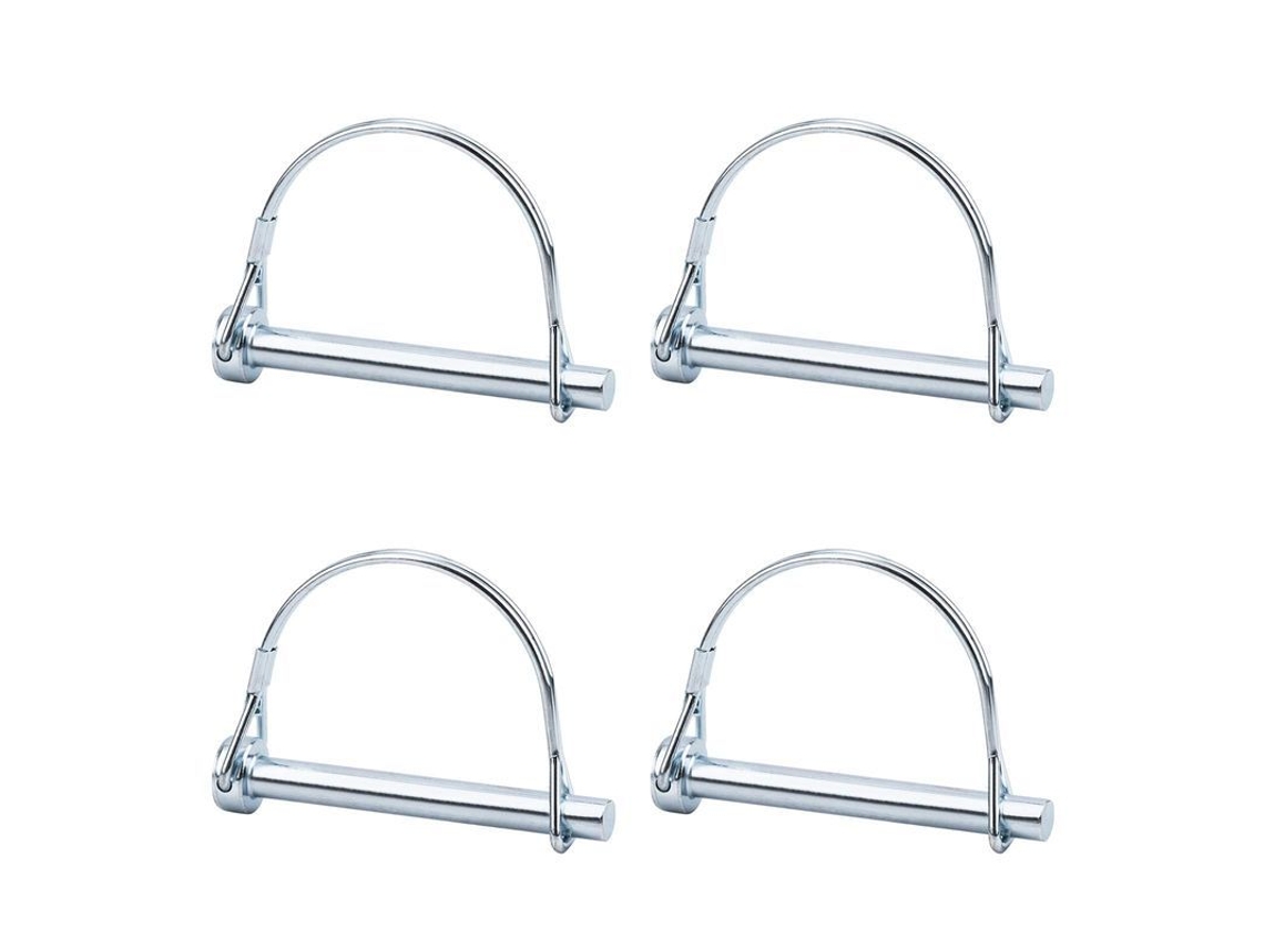 4pcs Pino De Segurança Com Fio De Retenção Redondo, Travamento Pto De 5/16 Polegadas Para Jardim Agricultura Caminhões Reboques