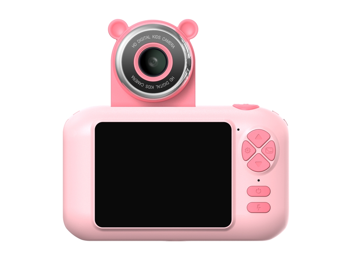 Câmera Para Crianças 1080p Câmera Digital De Alta Clareza Com Lente Giratória De 180° E Tela De 2.4" Para Meninos E Meninas