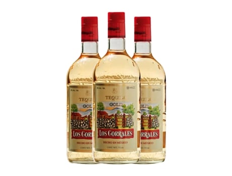 Tequila LOS CORRALES Gold (0.7 L - 3 Unidades)