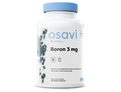 Boro 3mg 120 Cápsulas Veganas Osavi
