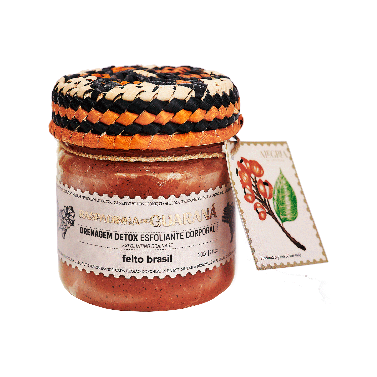 Esfoliante Corporal Raspadinha de Guaraná FEITO BRASIL (200 g)
