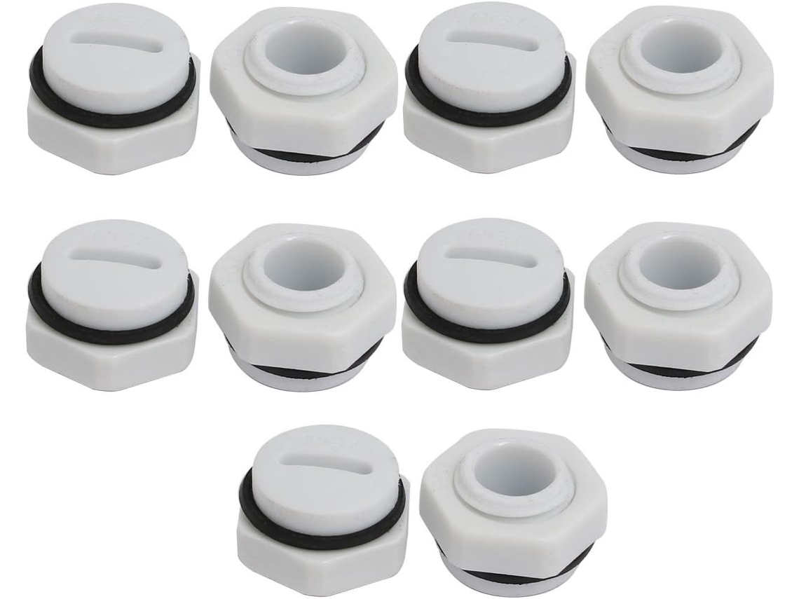 Tampa de Extremidade Rosca Macho Pg7 em Nylon Cinza, 10 Unidades CHABERLU (d0f04b5c0740f77d90f9dea760924d54)