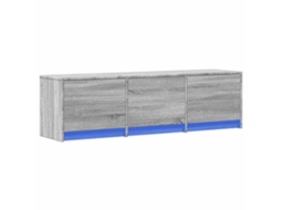 Vidaxl Gabinete Para Tv Cinza Sonoma Derivados De Madeira