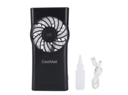 Laxiscreed Bateria Portátil Com Ventilador Mini E Spray Resfriador, Ideal Para Viagens