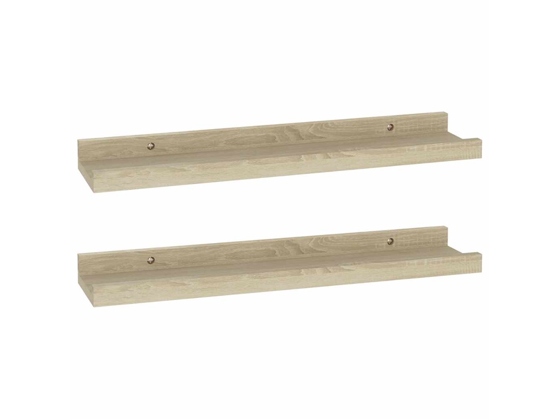 Prateleiras de Parede 2 Peças Carvalho Sonoma 40x9x3cm MAISON EXCLUSIVE