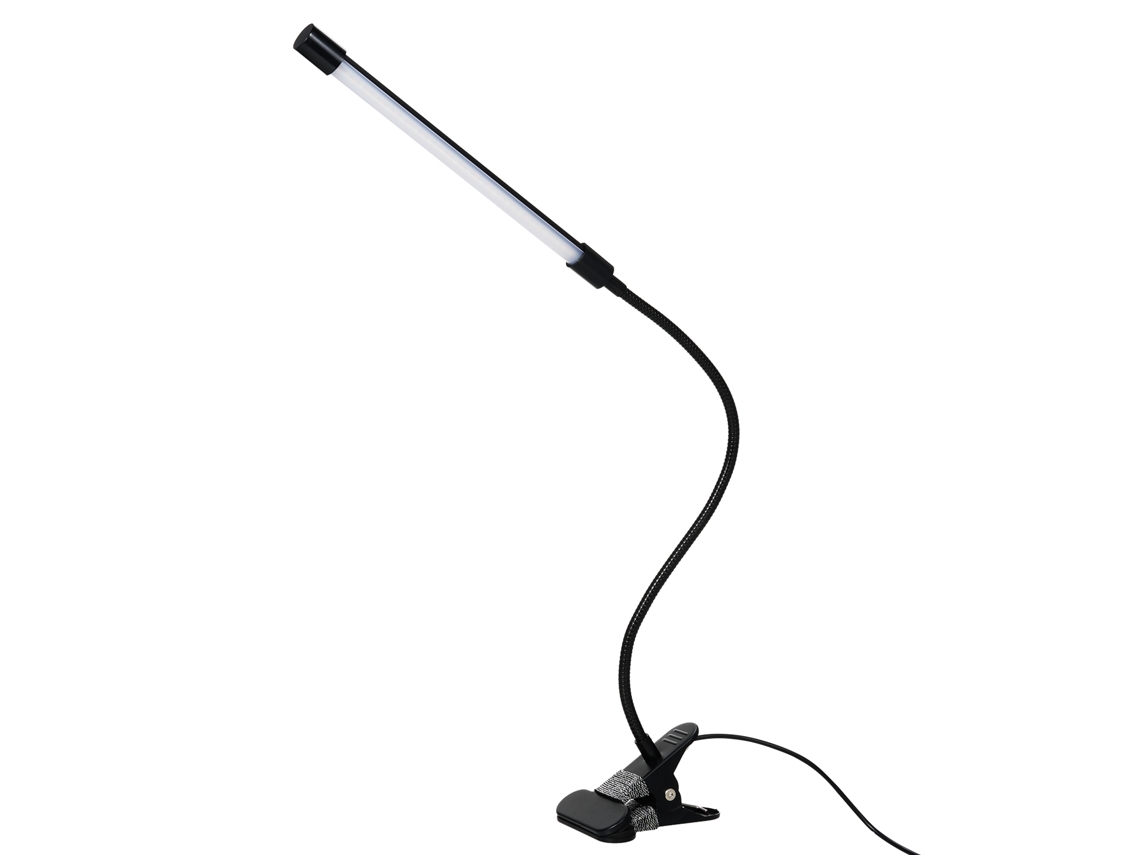 Lâmpada de Mesa de Pinça Led 36 Luzes, Usb, 3 Cores, 10 Níveis de Brilho, Flexível | S/MARCA