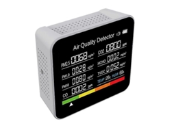 Lurelia Medidor De Qualidade Do Ar 9 Em 1, Pm2,5, Pm1,0, Temperatura, Humidade