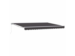 Vidaxl Toldo Retrátil Manual Antracite 4 × 3 M