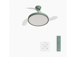 Create - Wind Clear Studio - Ventoinha De Teto 40w Silenciosa Com Pás Retráteis E Luz Led, Vários Tamanhos