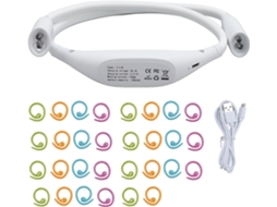 Luminária De Leitura Led Portátil, Dobrável, Com Rotação De 360 Graus, Proteção Para Os Olhos E Bateria De Longa Duração
