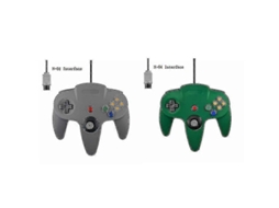 Pacote Com 2 Controles Clássicos Com Fio Para N64, Jogos Retrô De 64 Bits, Joystick De Substituição Ly Ebike