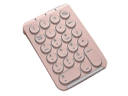 Teclado Numérico Sem Fio Bluetooth Zxin Com 22 Teclas Redondas E Recarregável Everley891 (rosa)