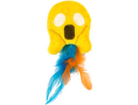 Peluche para Gato  Emoji assustador com MadNip