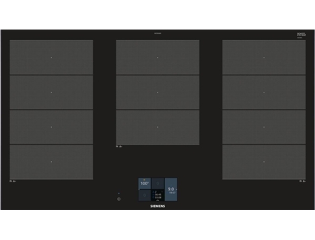 Placa de Indução SIEMENS EX975KXW1E (Elétrica - 91.2 cm - Preto) — Elétrica de Indução | Largura: 90 cm