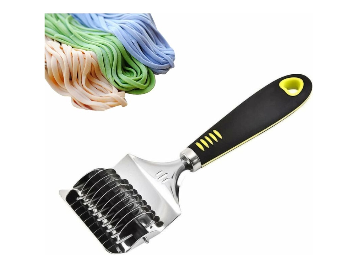 Cortador De Massa Manual Em Aço Inoxidável Com Formato Treliça Para Macarrão