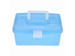 Caja De Armazenamento De Arte Plástica Transparente Portátil Para Artistas E Estudantes