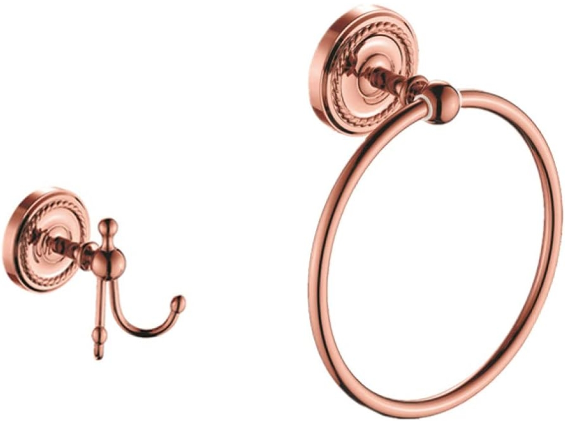 Porta-guardanapos De Latão, Porta-toalhas De Papel, 3 Lijucai Ring Em Ouro Rosa Antigo
