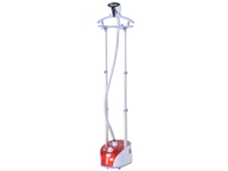 Vaporizador de Roupa AQUAFORGE vertical, 1950W, 32g/min, 2L, haste telescópica, 45min vapor, 11 temperaturas, vermelho