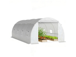 Estufa de Jardim 180x100x168cm, com Porta Enrolável BTFORUS