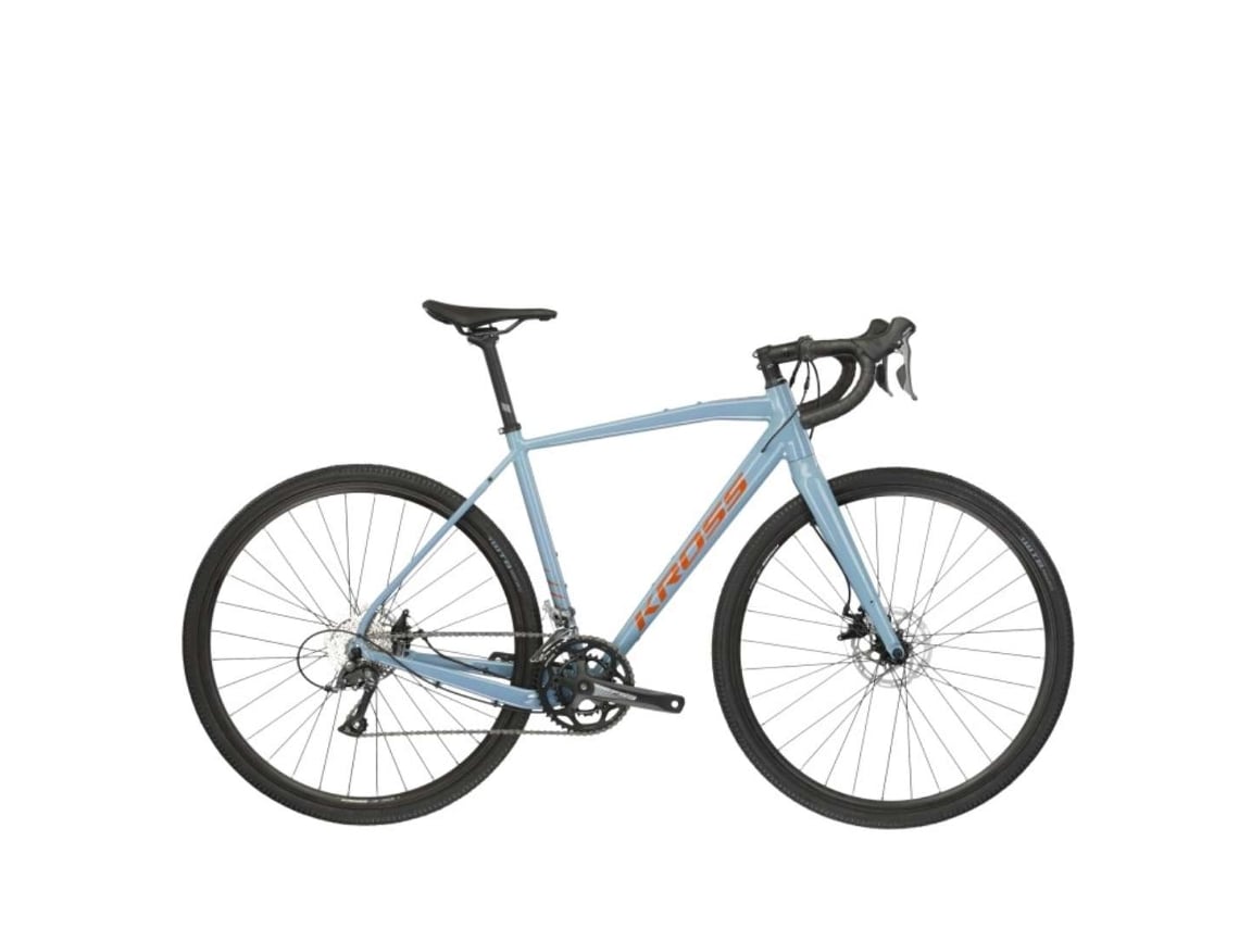 Bicicleta De Estrada De Cascalho Kross Esker 1.0 Claris 8 S Azul (Recondicionado Como Novo)