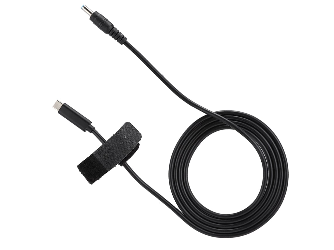 Cabo Adaptador De Energia Hp Type-c (alimentação Pd De 65w Usb Para Dc) Cabo Adaptador De Energia Para Notebook Hp