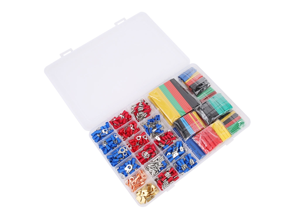 Kit De Tubos Termocontráteis Crimpados Cold-press Da Laxiscreed Para Ligações E Acessórios Elétricos