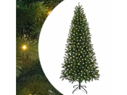 Conjunto 1 Árvore Artificial Vidaxl Verde Plástico (240 Cm)
