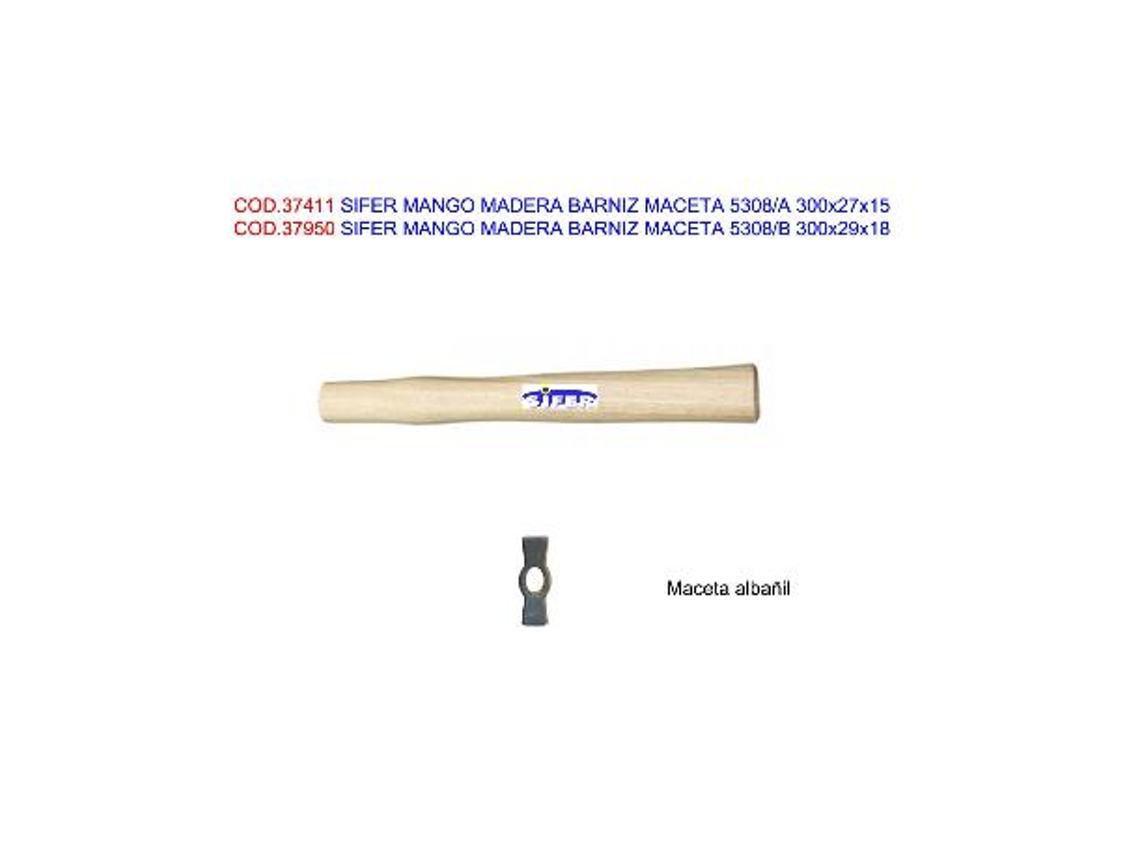 Sifer mango madera barniz maceta 5308/b 300x29x18