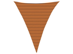 Conjunto 1 Sombra De Sol Vidaxl Laranja Poliéster (4 X 5 X 5 M)